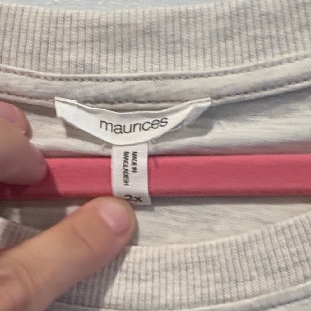 Maurices Cream Dutton Ranch Tee - Picture 2 of 4